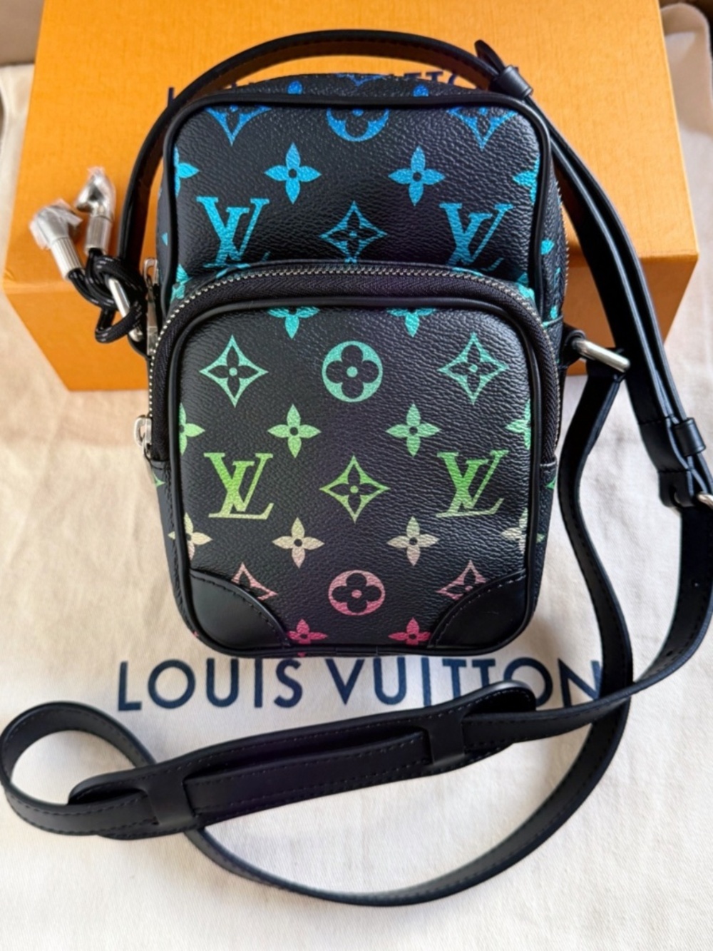 Louis Vuitton x Pharrell Williams Iridescent Monogram Amazone Bag M13898 Limited